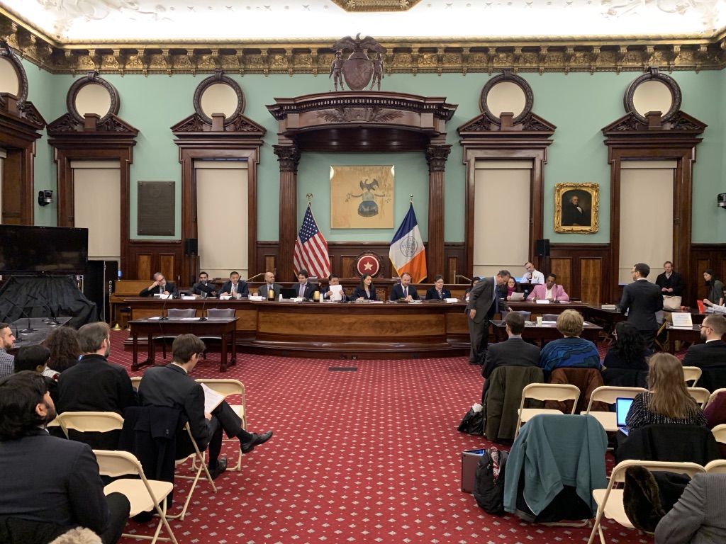 Photo of NYC Council Chambers