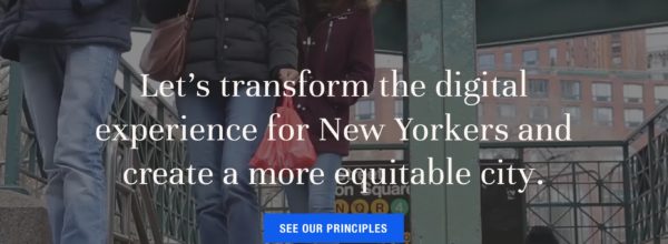 Statement of support for NYC’s Digital Services Playbook