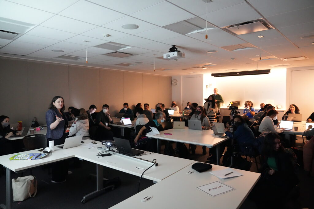 NYC’s Chief Analytics Officer Martha Norrick teaches a School of Data session on using the Open Data, US Census, and Geoclient APIs to access data directly.