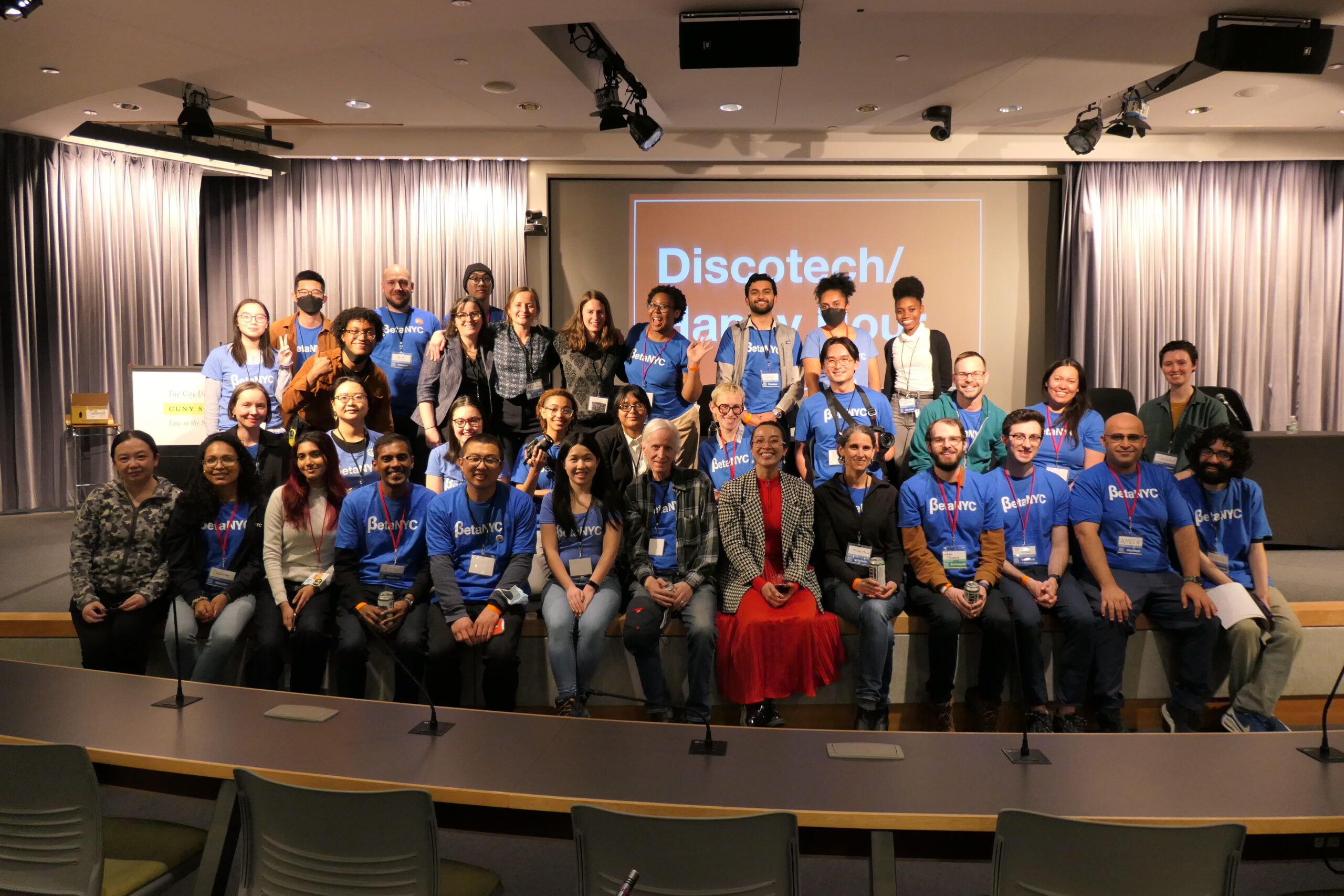 BetaNYC staff and volunteers from this year's NYC School of Data.